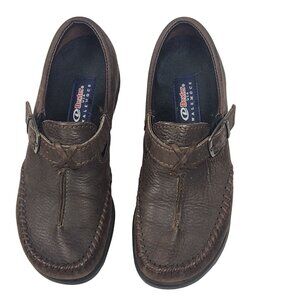 Dexter Walkmocs  Buckle Loafers Womens 6M Brown Leather